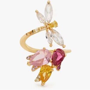 kate spade Gold and Multicolor Gemstone Ring